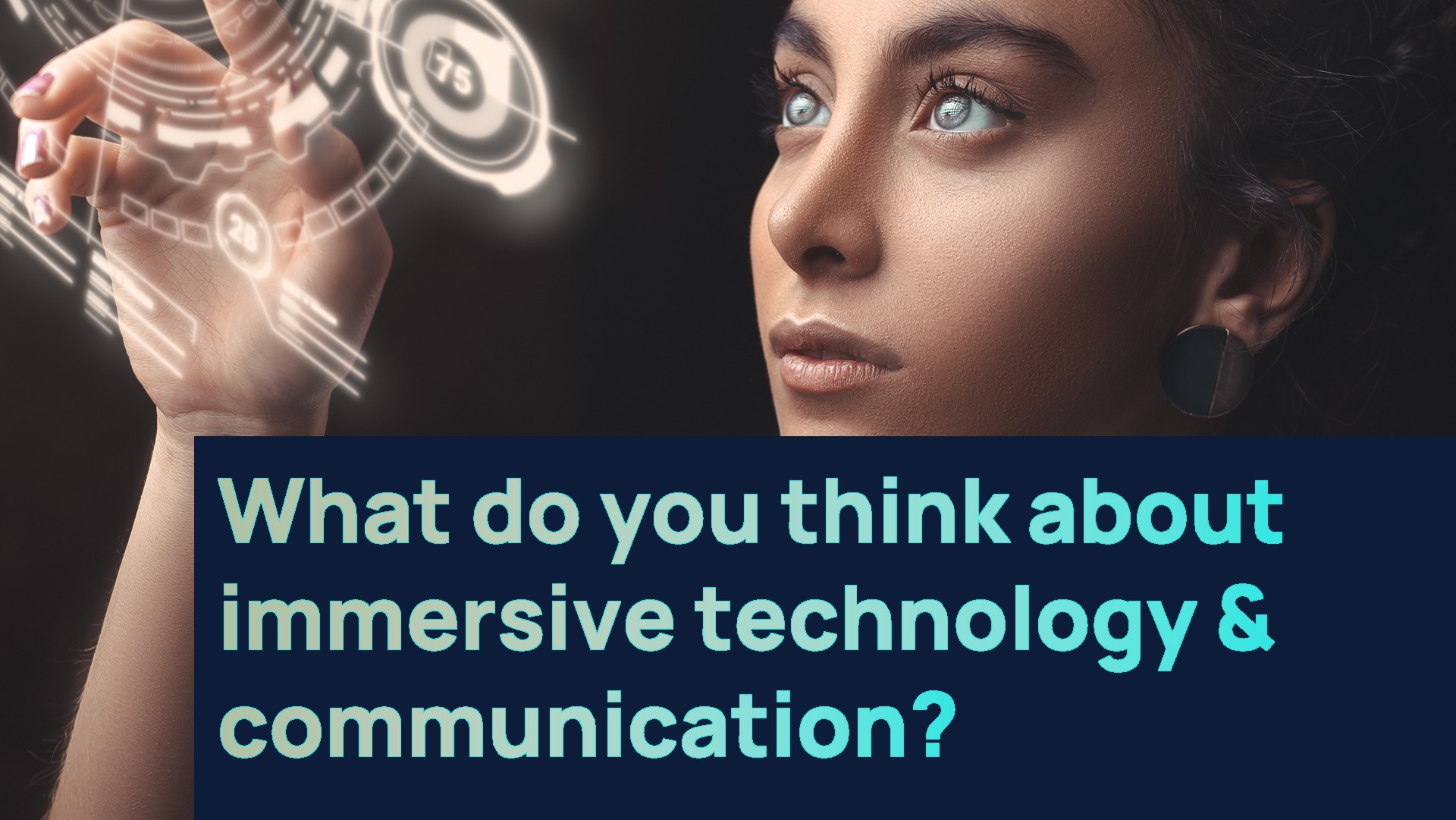 woman in graphic about immersive technology