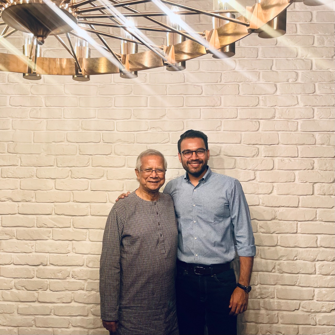 2006 Nobel Peace Laureate Professor Muhammad Yunus and Shazeeb M Khairul Islam